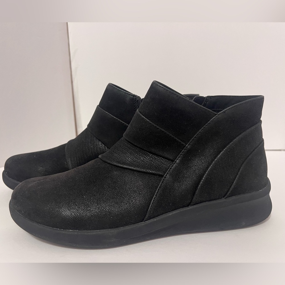 Clarks Black Ankle Booties